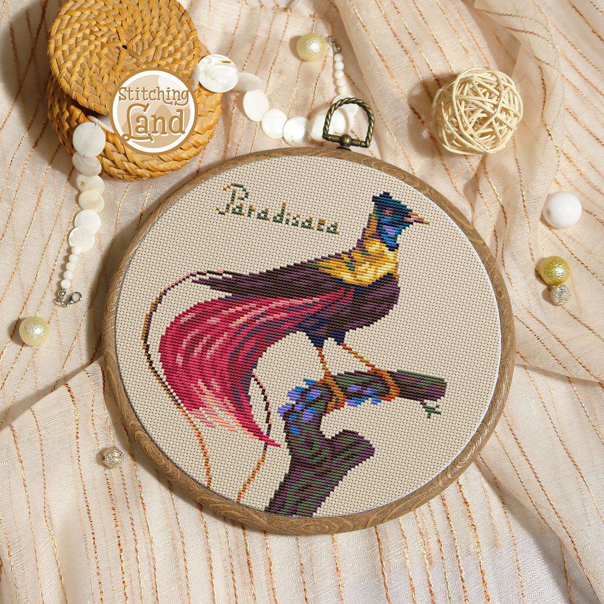Bird of Paradise Cross Stitch Pattern
