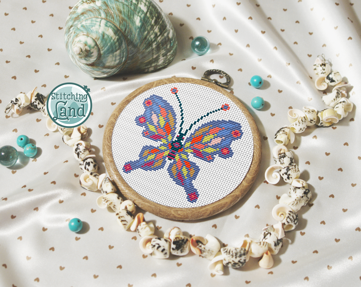 Butterfly Cross Stitch Pattern