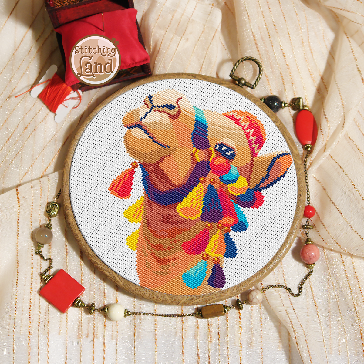 Camel Cross Stitch Pattern