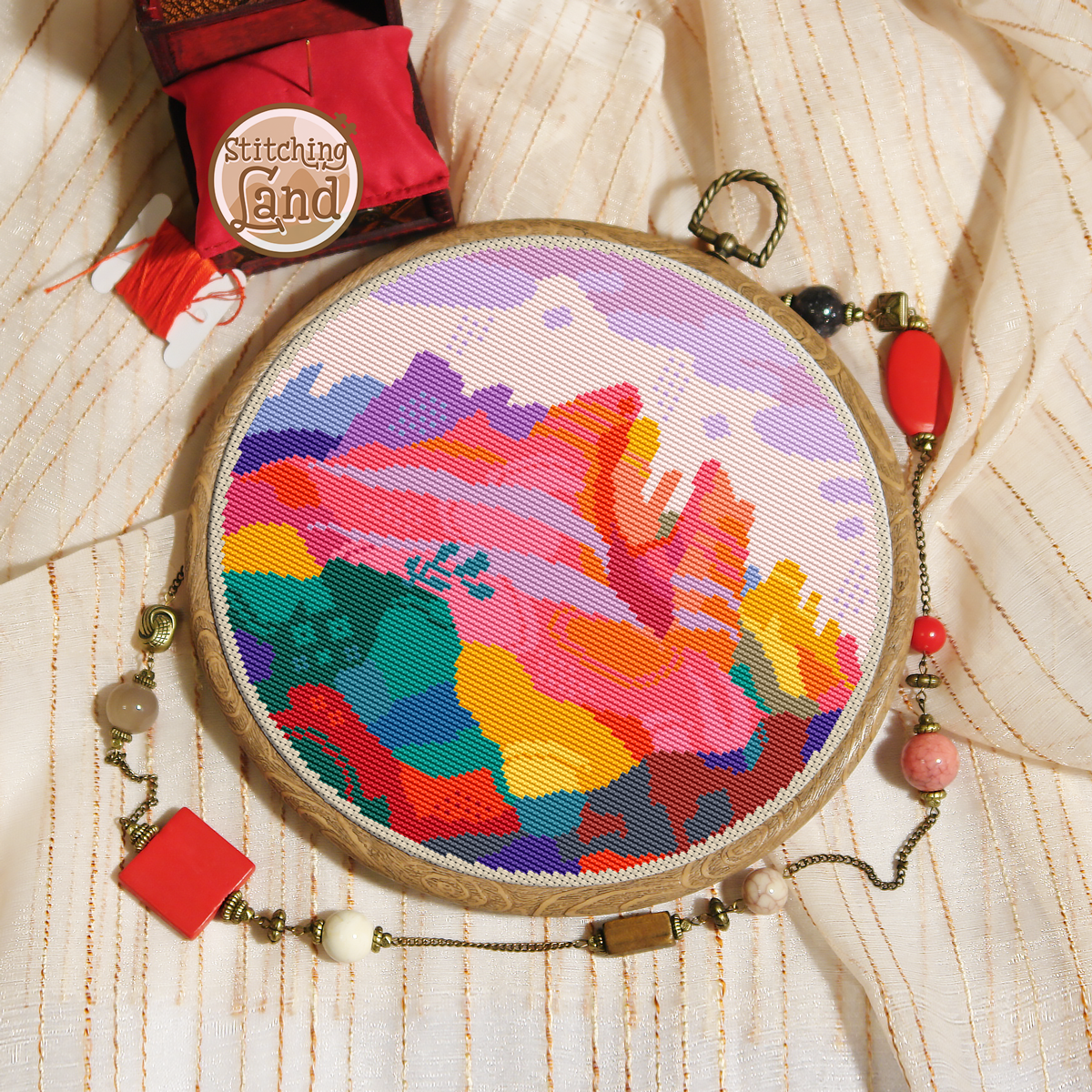 Canyon Cross Stitch Pattern