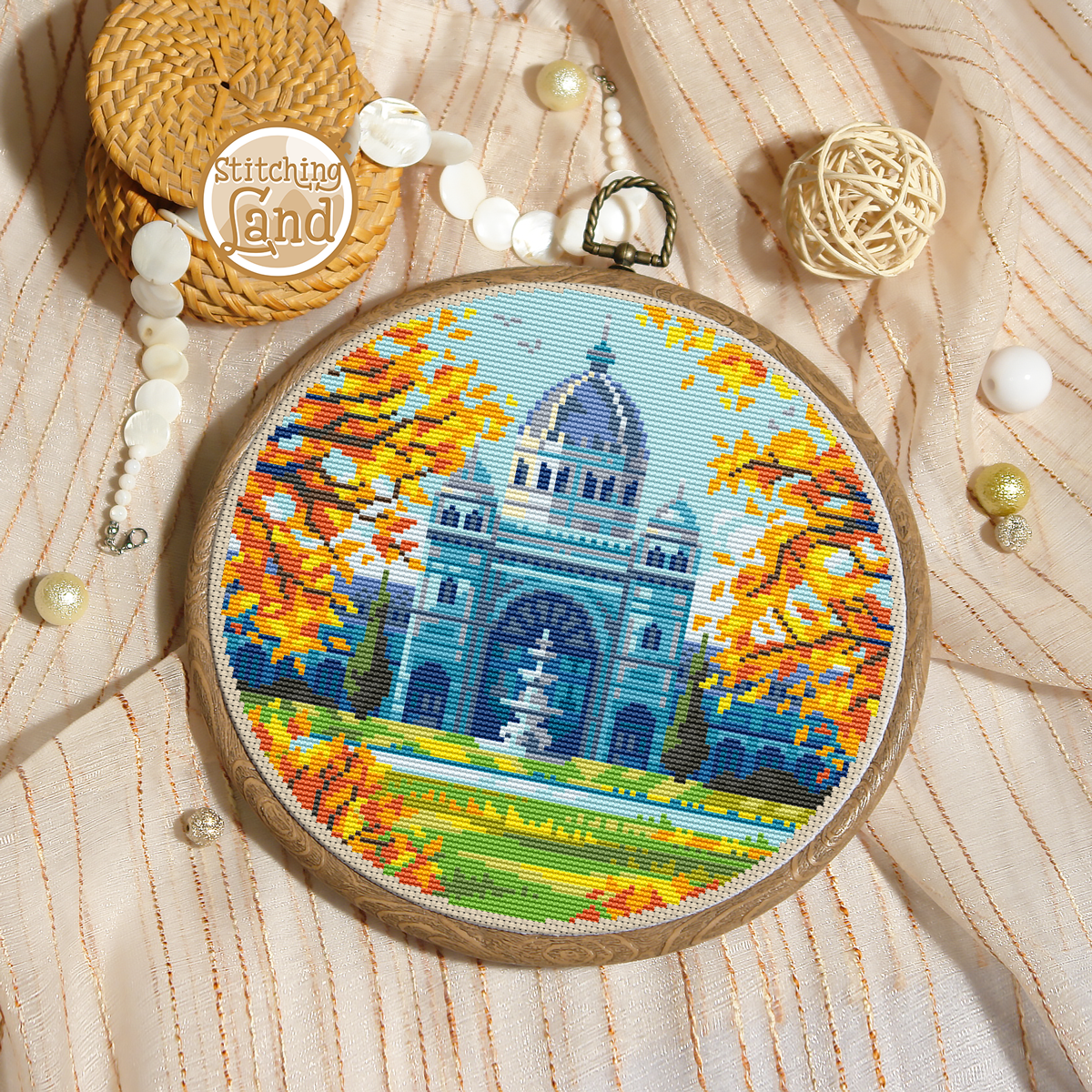 Carlton Gardens Cross Stitch Pattern