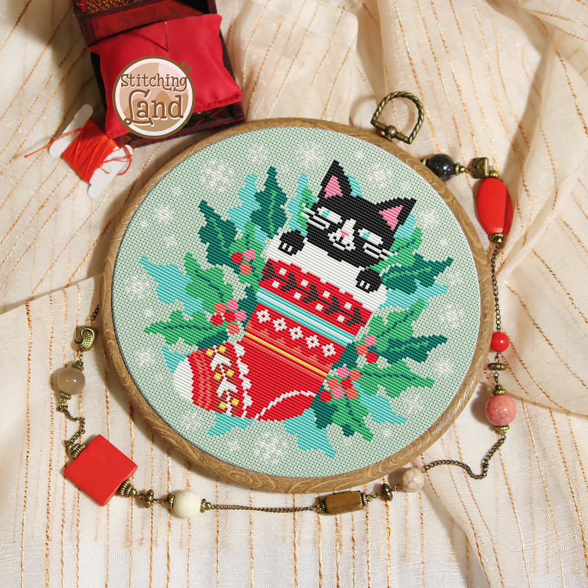 Christmas Stocking Cross Stitch Pattern