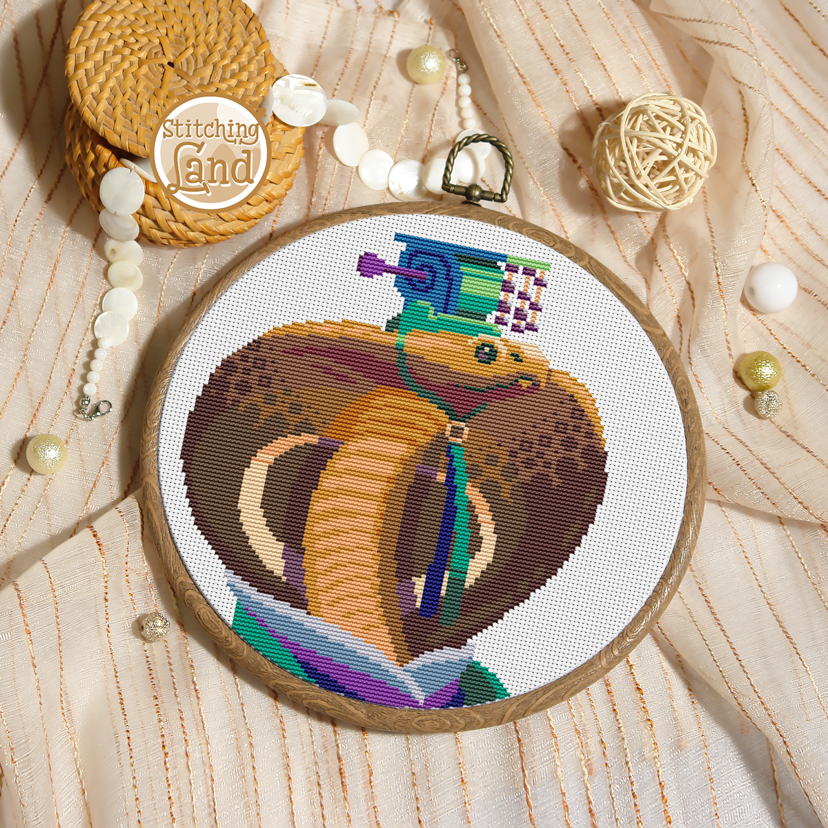 Cobra San Cross Stitch Pattern