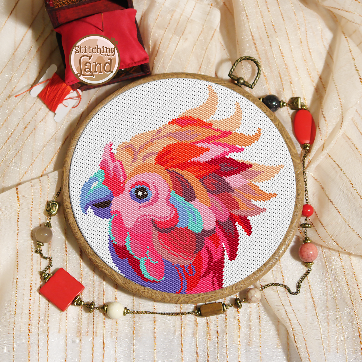 Cockatoo Cross Stitch Pattern