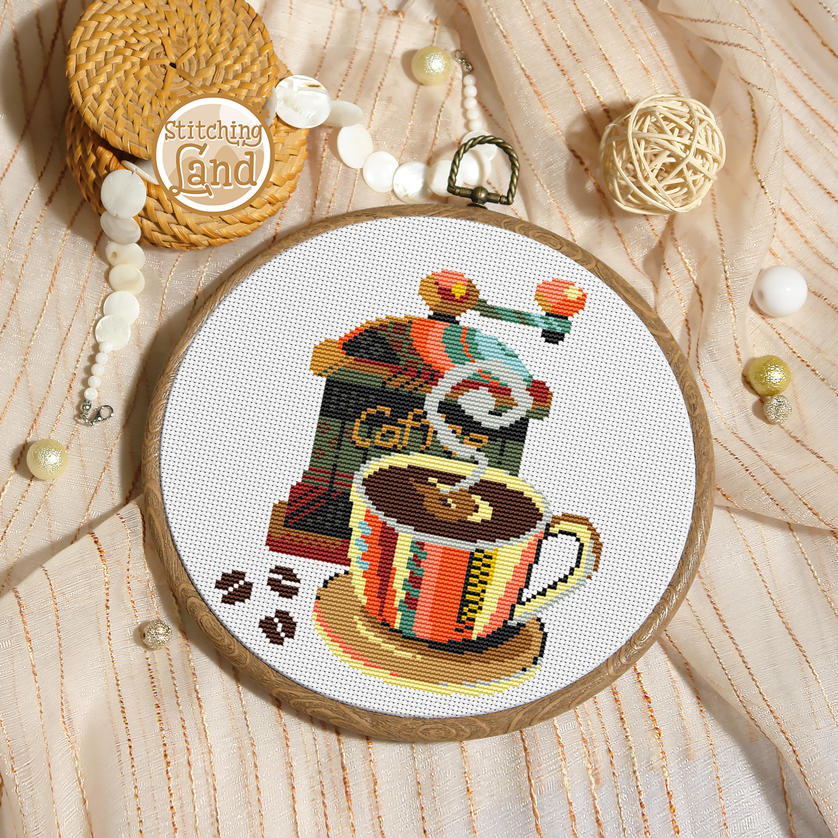 Coffee Cross Stitch Pattern