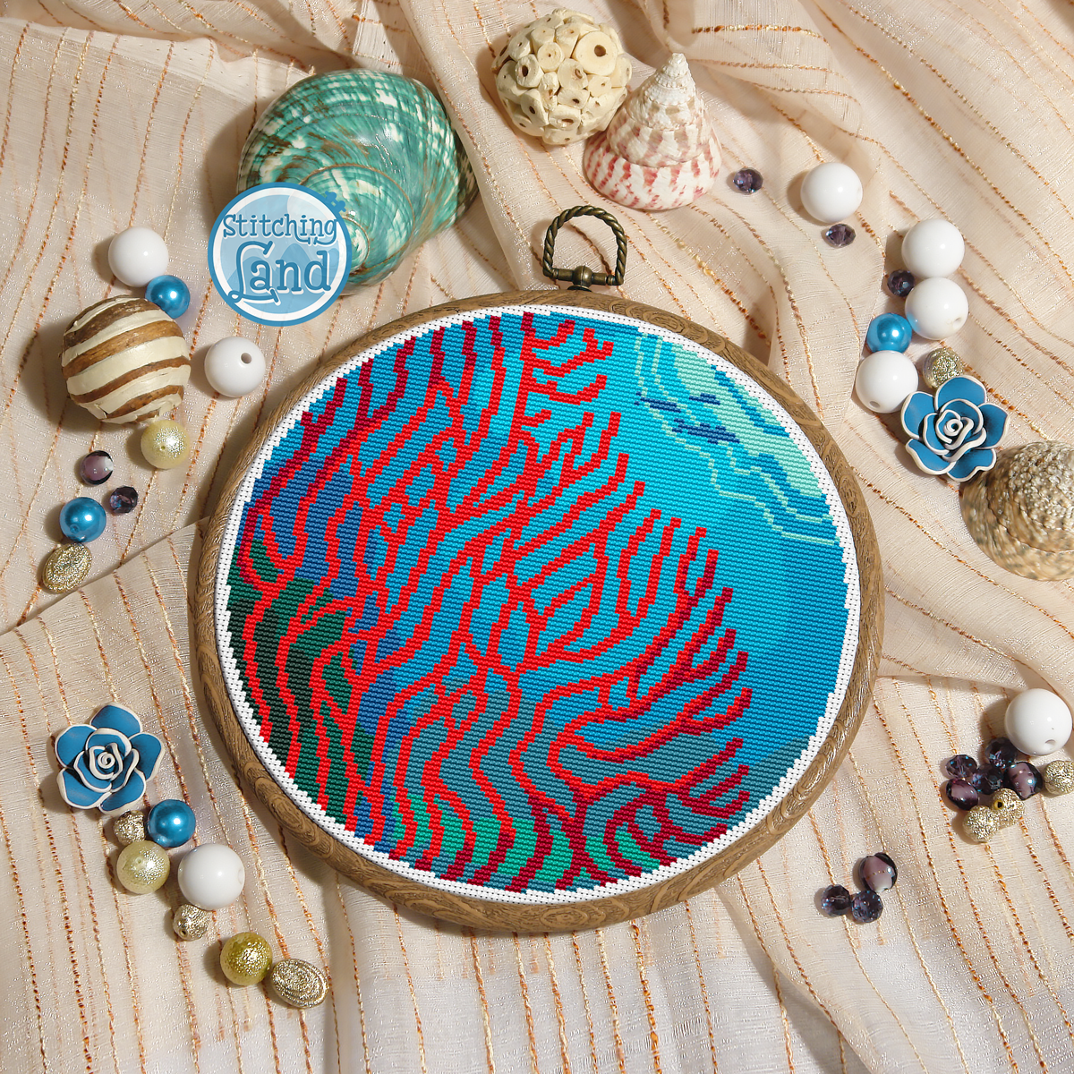 Corals Cross Stitch Pattern