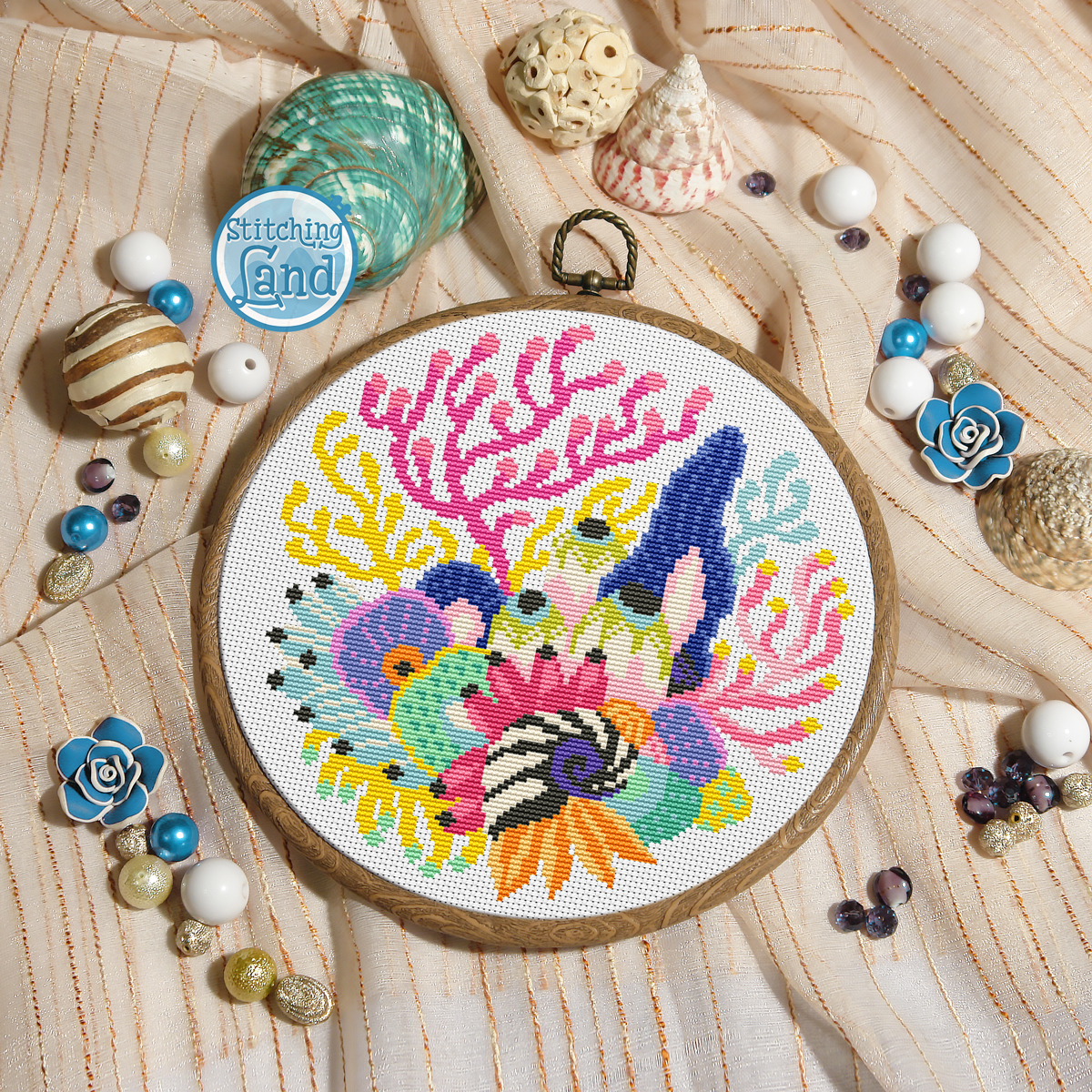 Corals II Cross Stitch Pattern