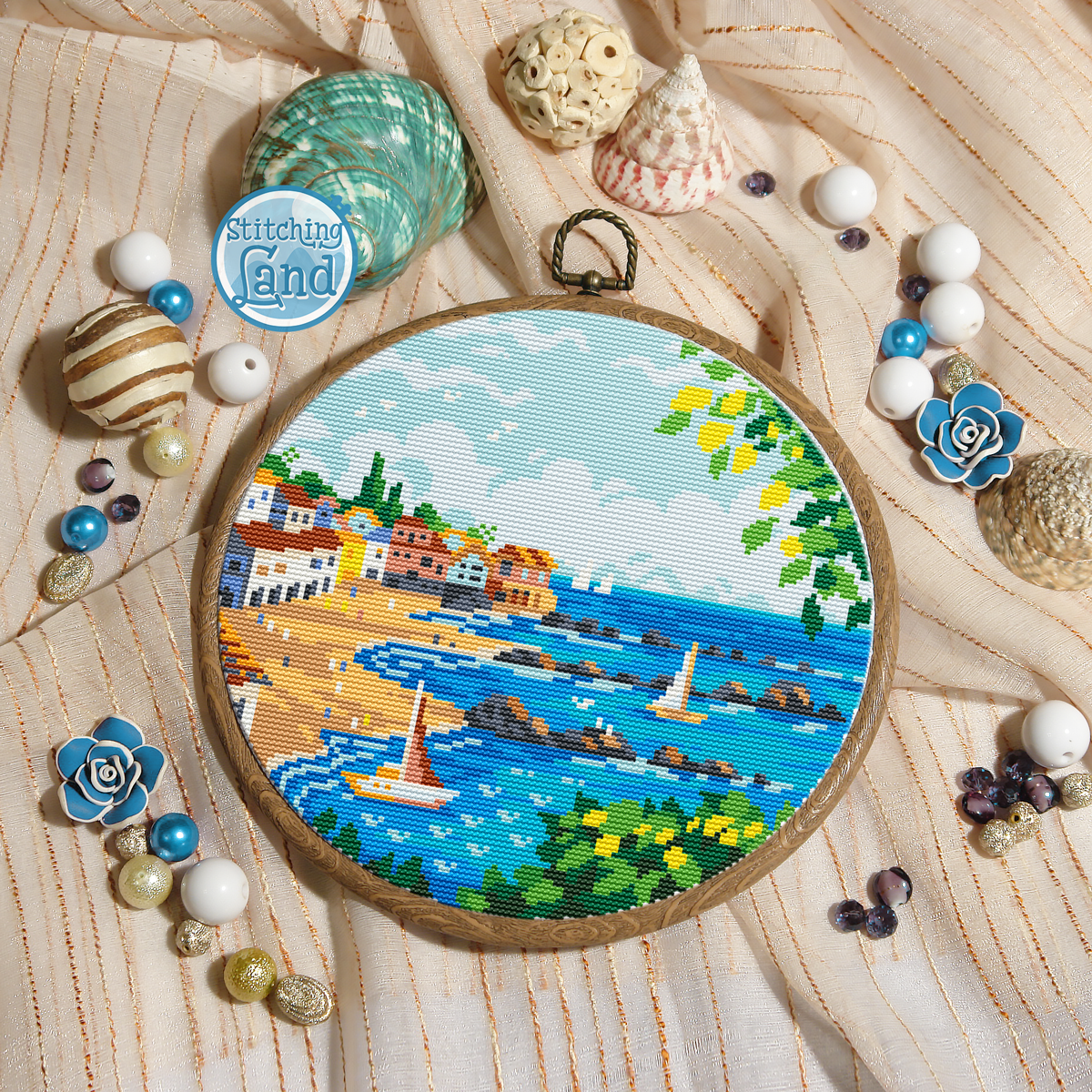 Costa Brava Cross Stitch Pattern