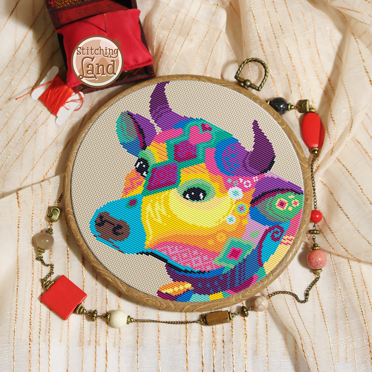 Cow Cross Stitch Pattern