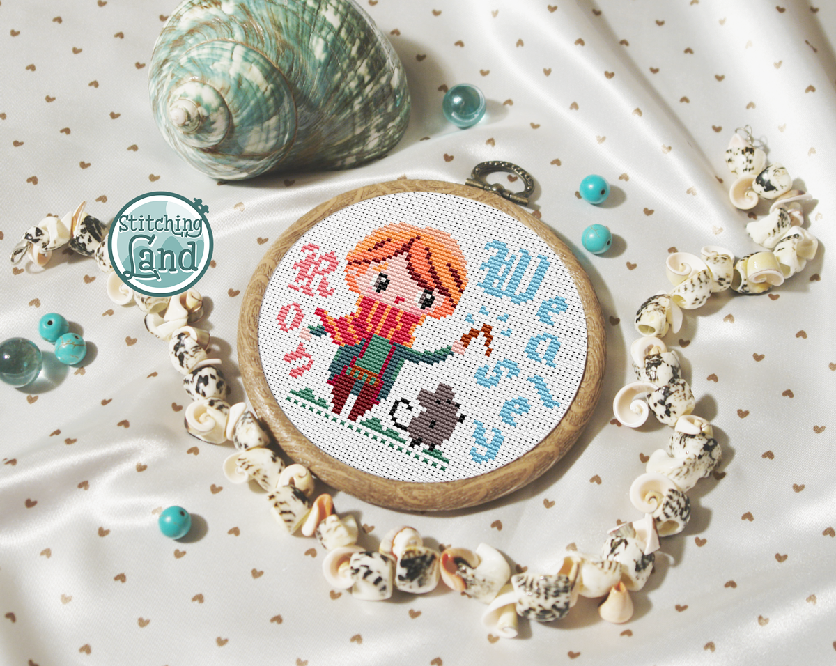 Cute Mage III Cross Stitch Pattern