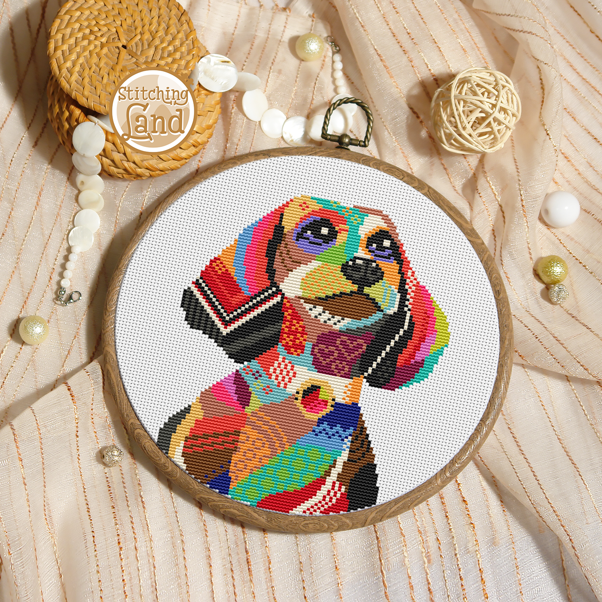 Dachshund Cross Stitch Pattern
