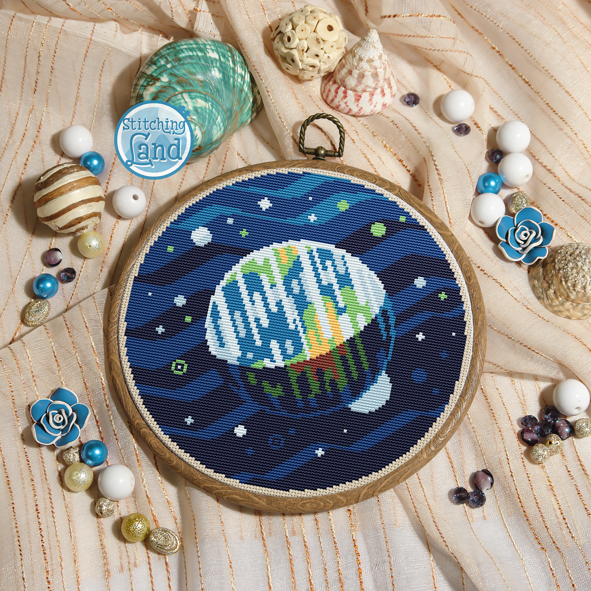 Earth Cross Stitch Pattern