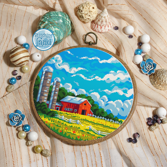 Farm Cross Stitch Pattern