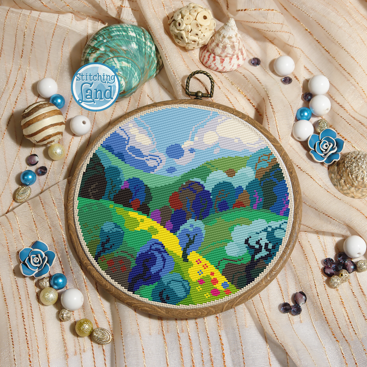 Forest Hills Cross Stitch Pattern