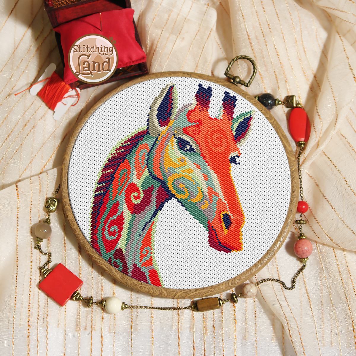 Giraffe III Cross Stitch Pattern