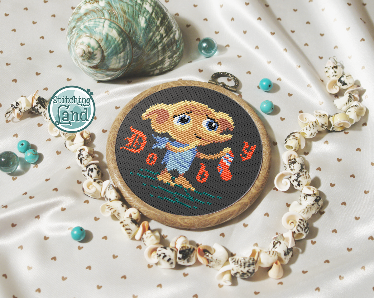 House Elf Cross Stitch Pattern