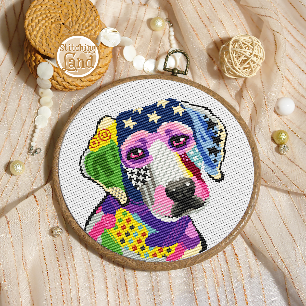 Labrador Cross Stitch Pattern