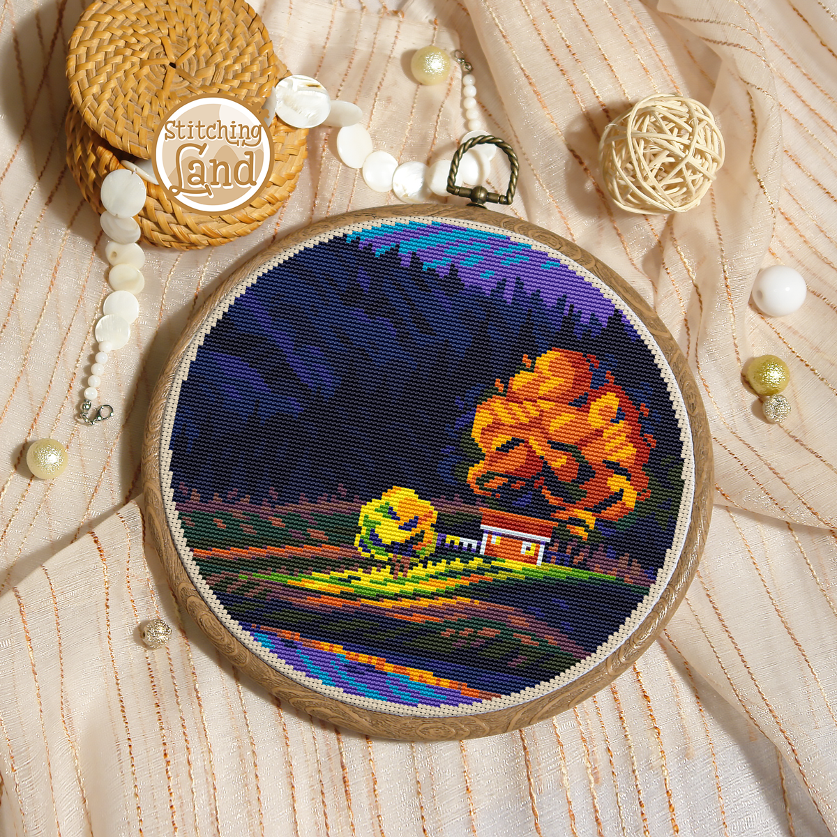 Lake House Cross Stitch Pattern