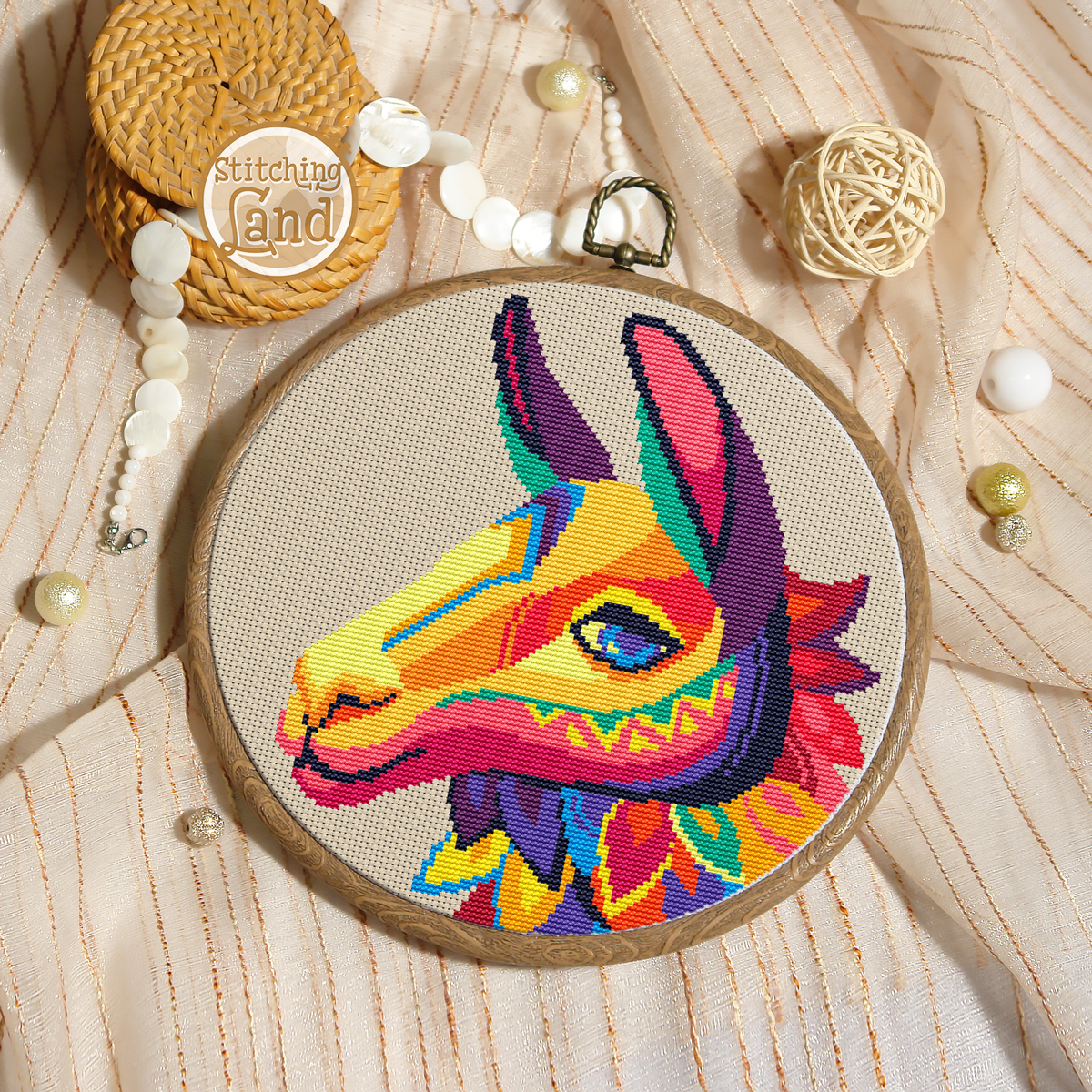 Lama II Cross Stitch Pattern