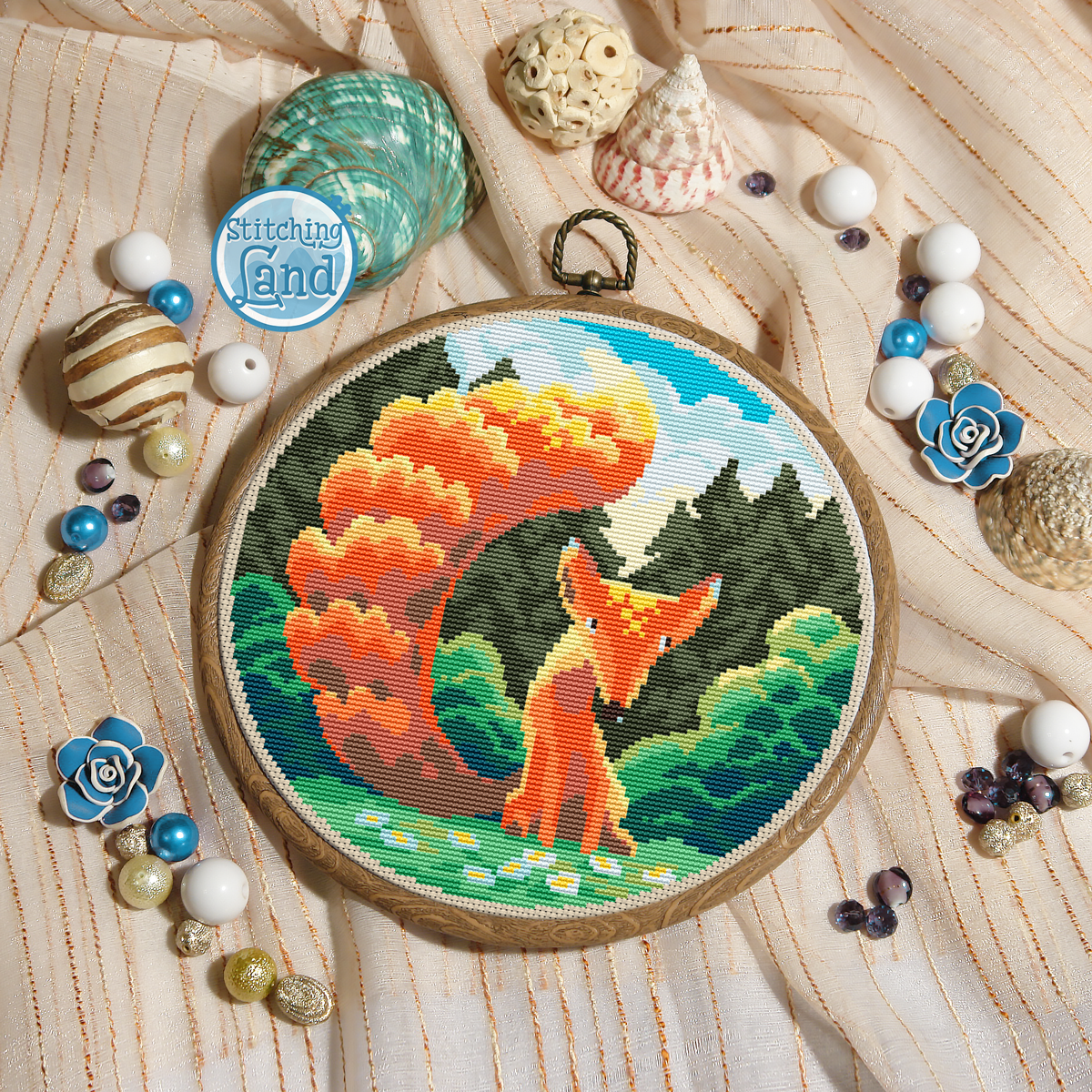 Little Fox Cross Stitch Pattern