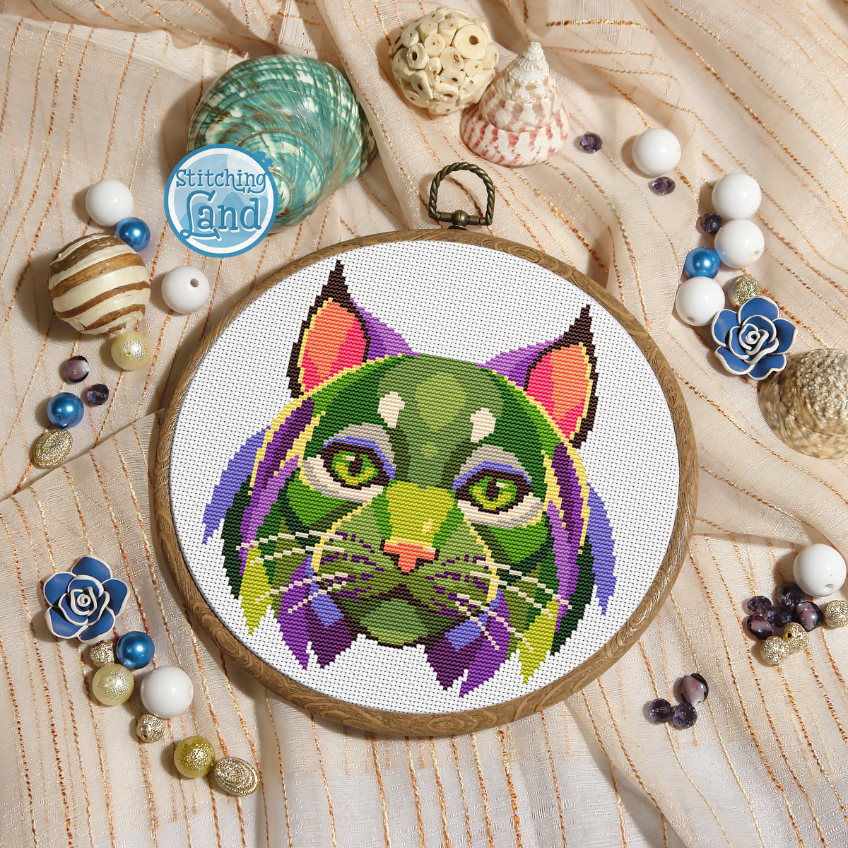 Lynx Cross Stitch Pattern