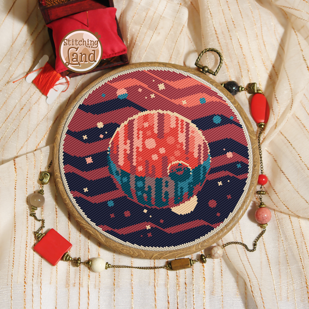 Mars Cross Stitch Pattern