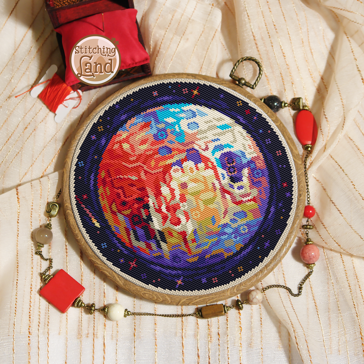 Mars II Cross Stitch Pattern