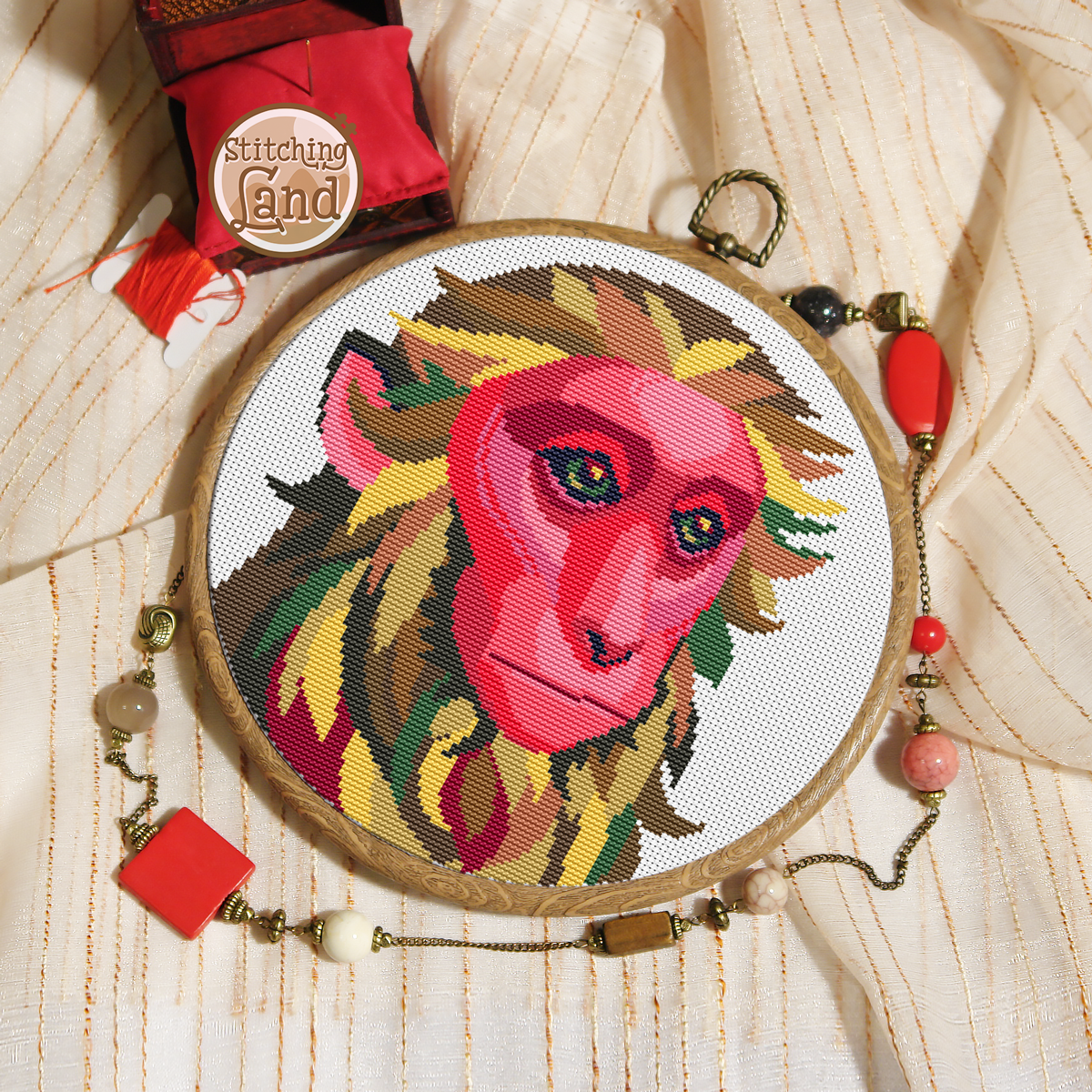 Monkey II Cross Stitch Pattern
