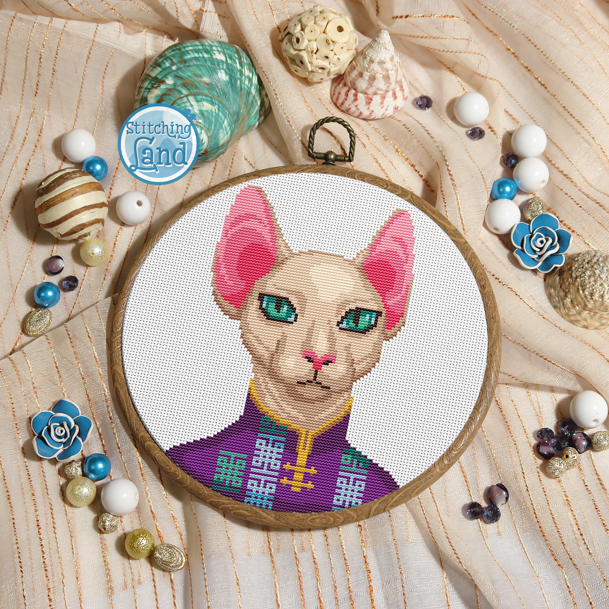 Mr. Cat III Cross Stitch Pattern