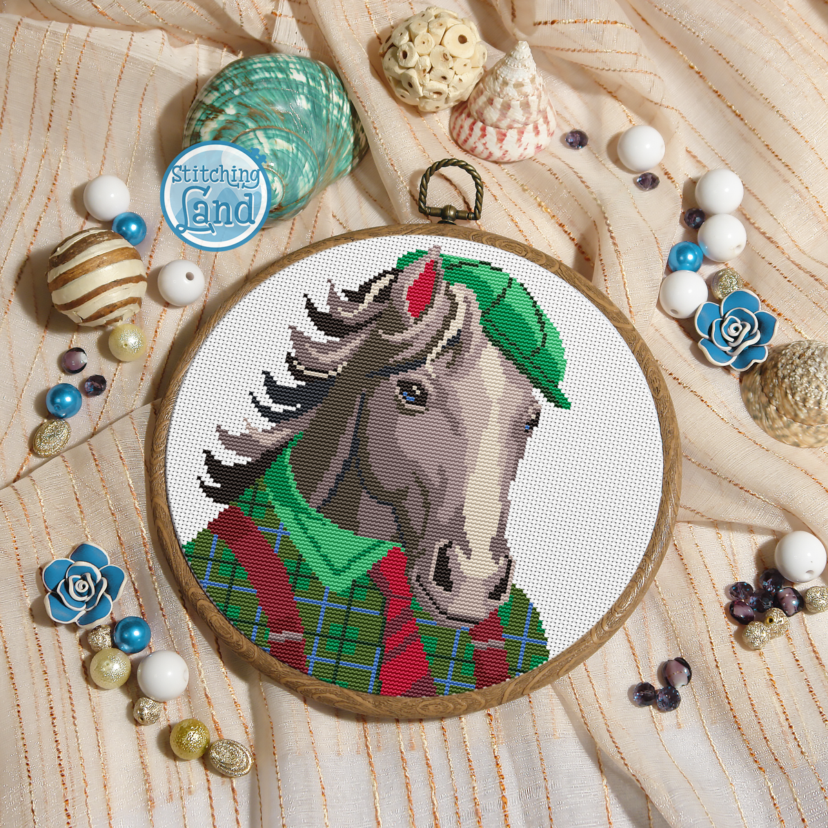 Mr. Horse Cross Stitch Pattern