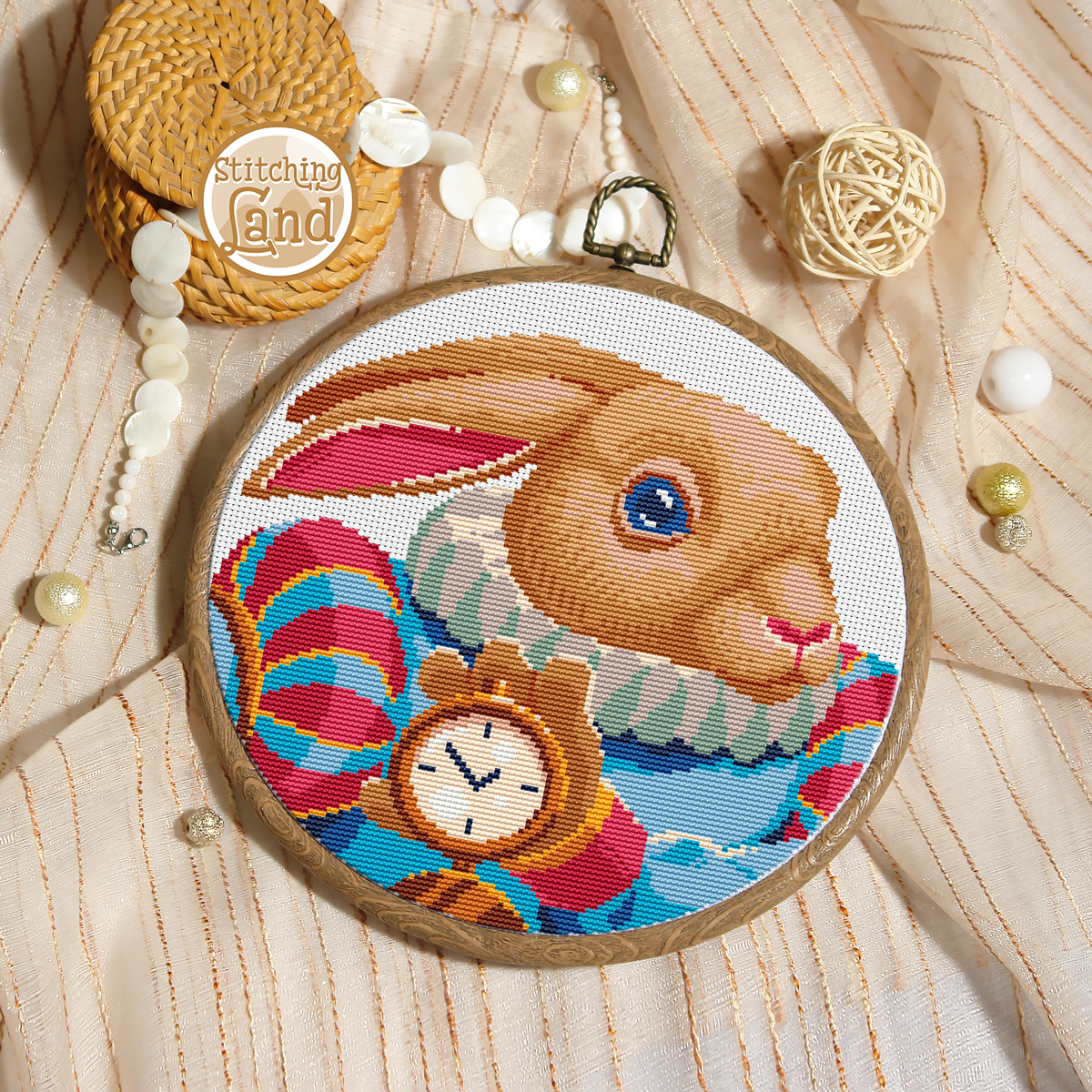 Mr. Rabbit Cross Stitch Pattern
