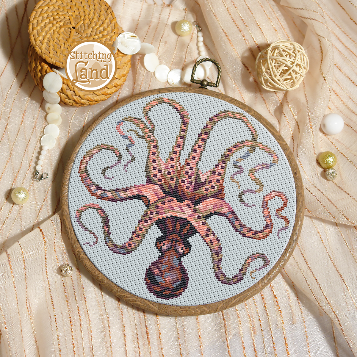 Octopus Cross Stitch Pattern