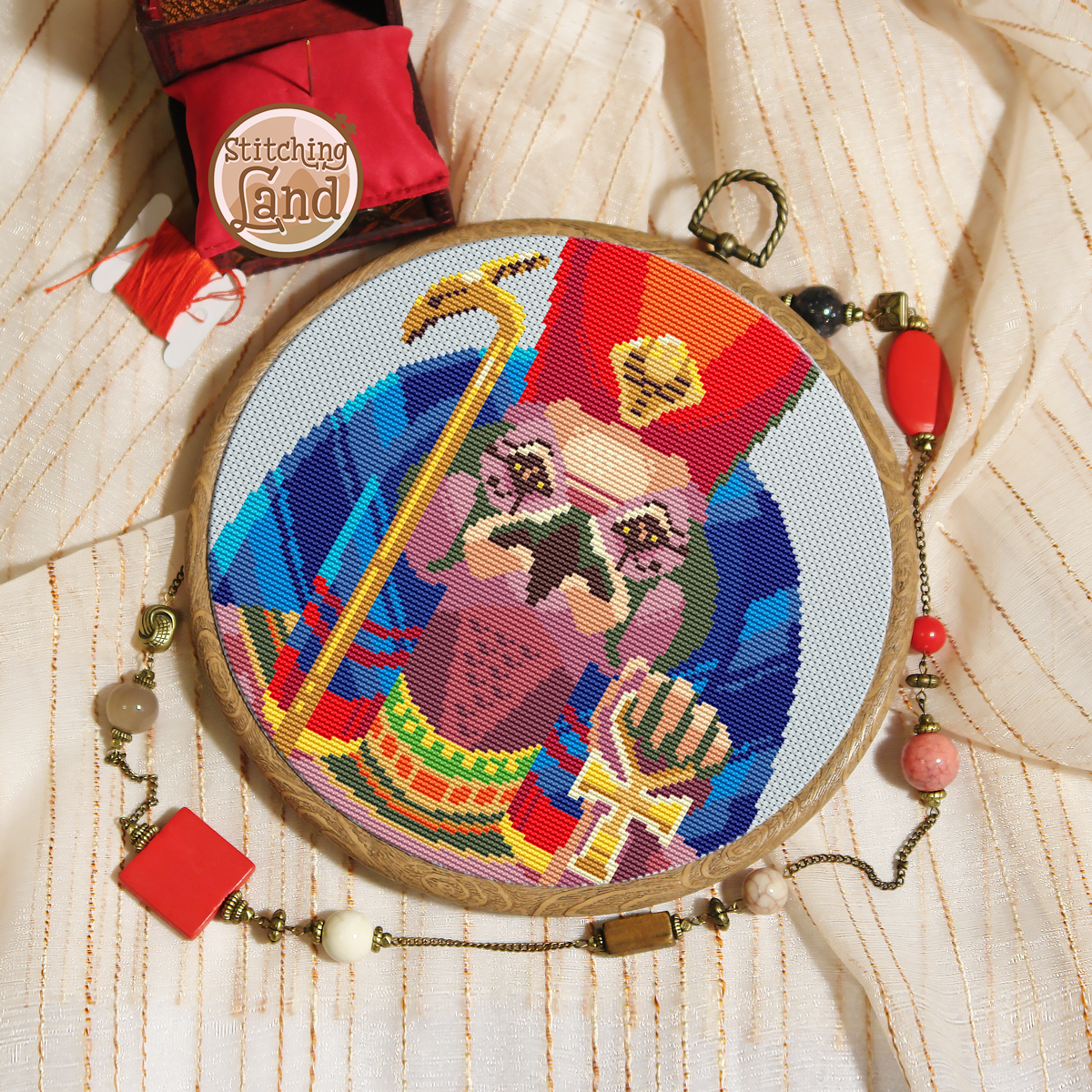 Ra Cross Stitch Pattern