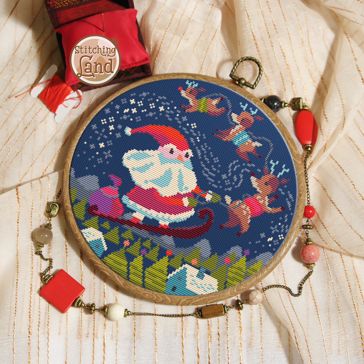 Santa Cross Stitch Pattern