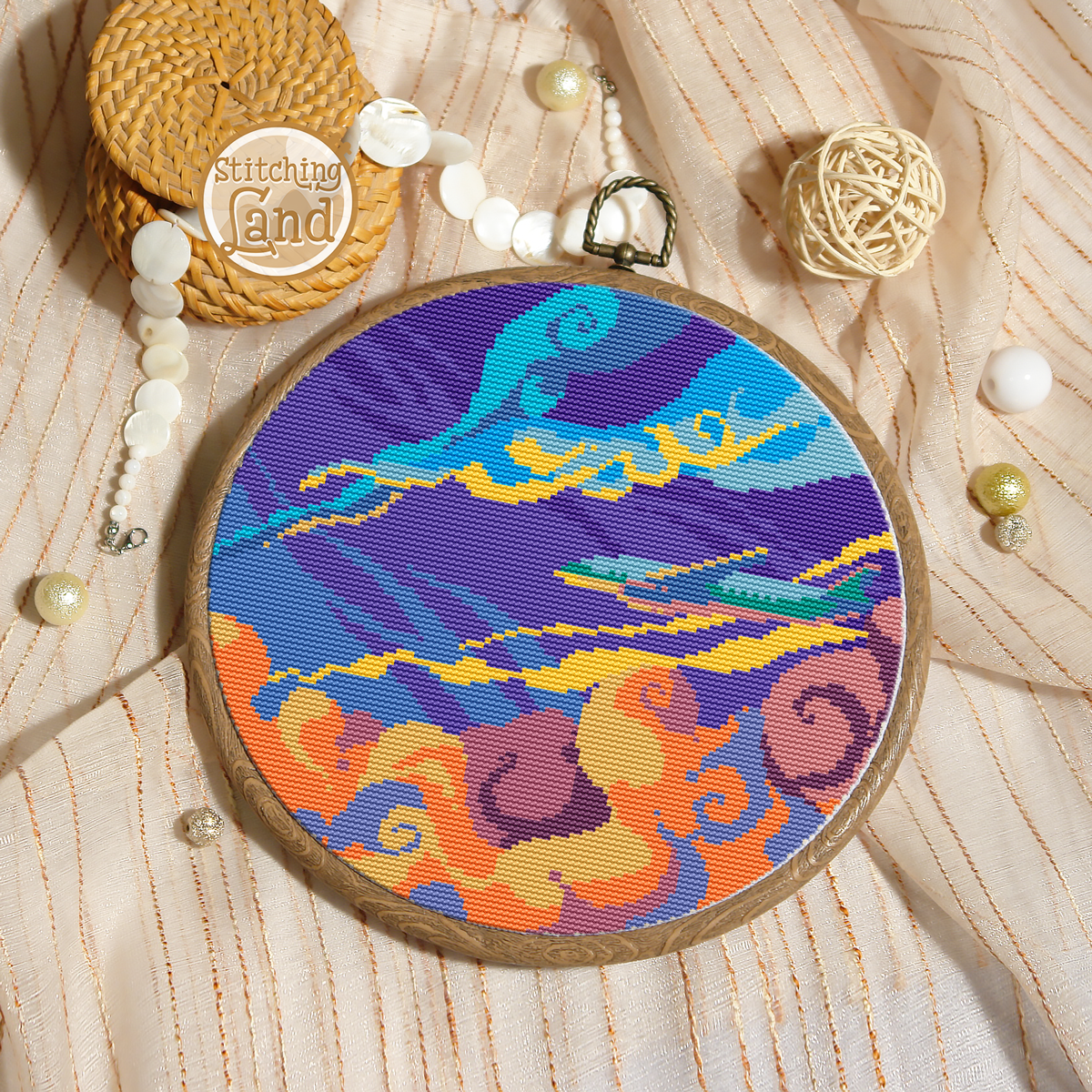 Sky Cross Stitch Pattern