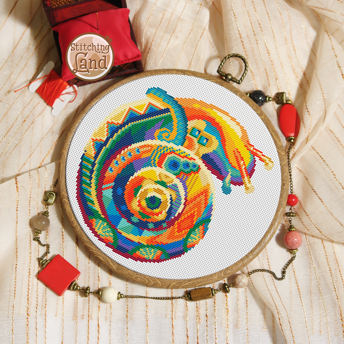 Snail Cross Stitch Pattern
