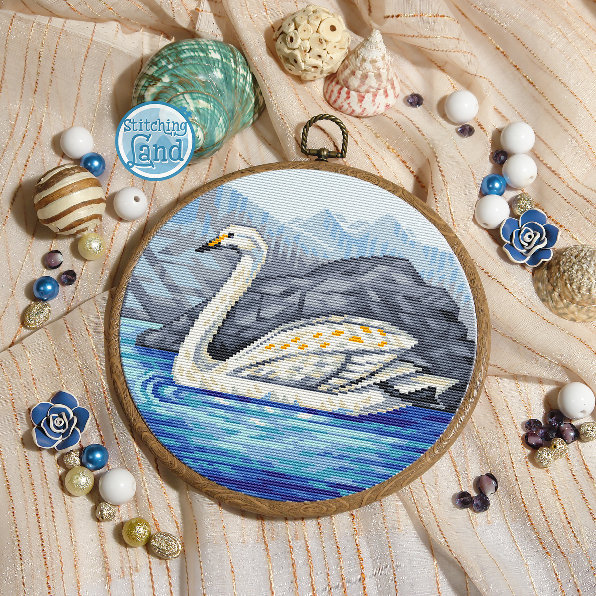 Swan II Cross Stitch Pattern