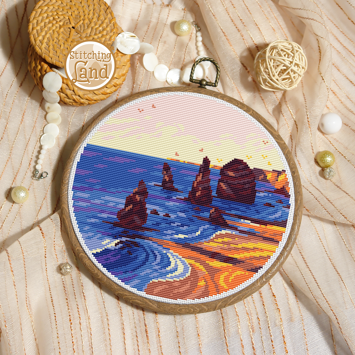 The Twelve Apostles Cross Stitch Pattern