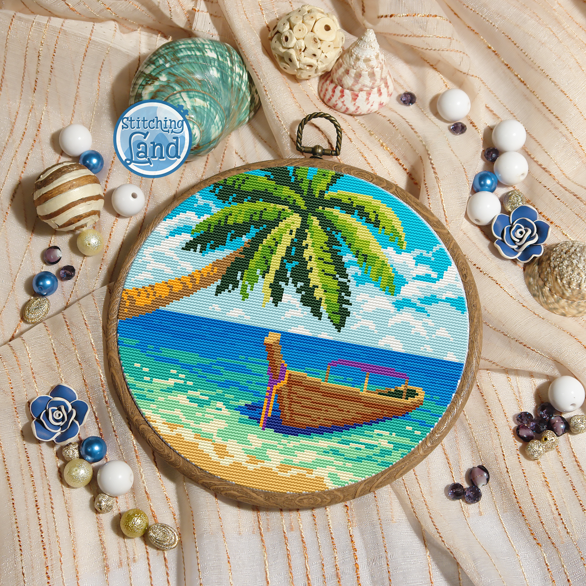 Tropics II Cross Stitch Pattern