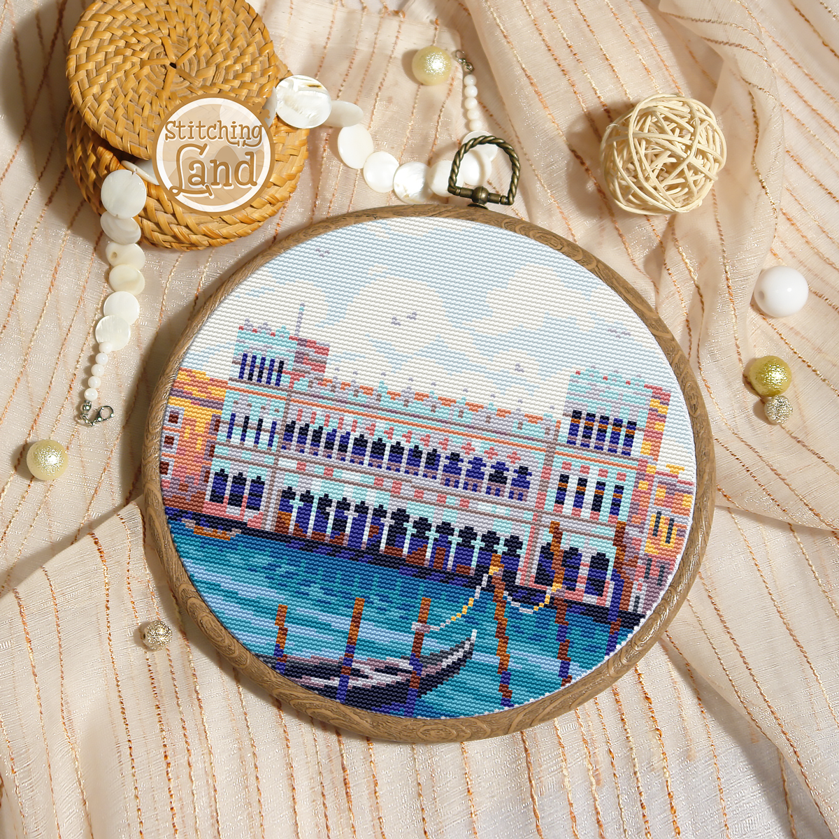 Venetian Museum Cross Stitch Pattern