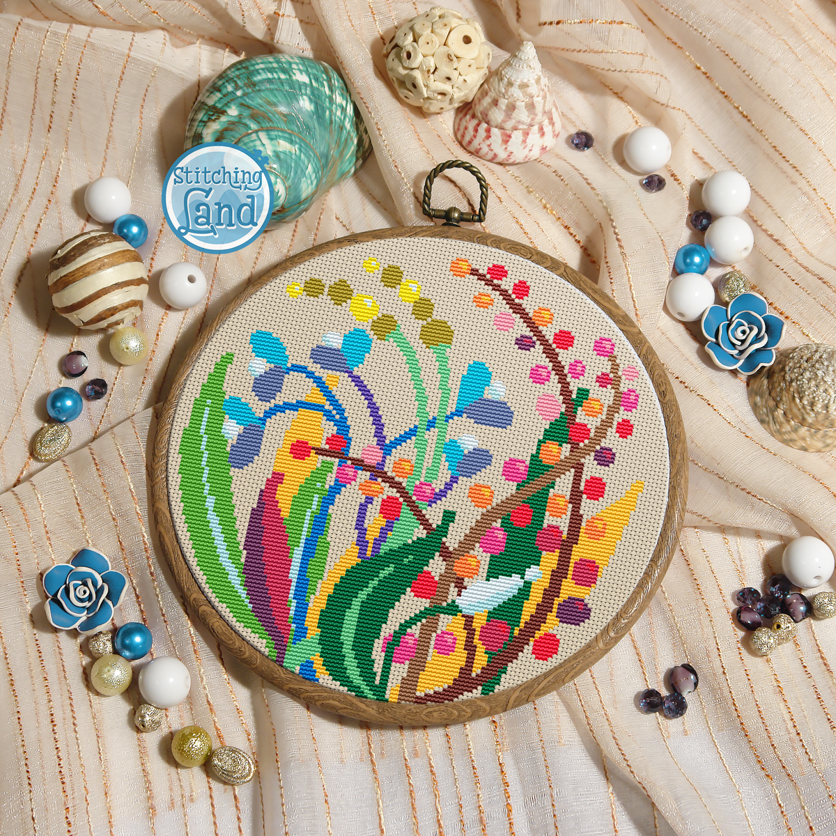 Wild Berries Cross Stitch Pattern