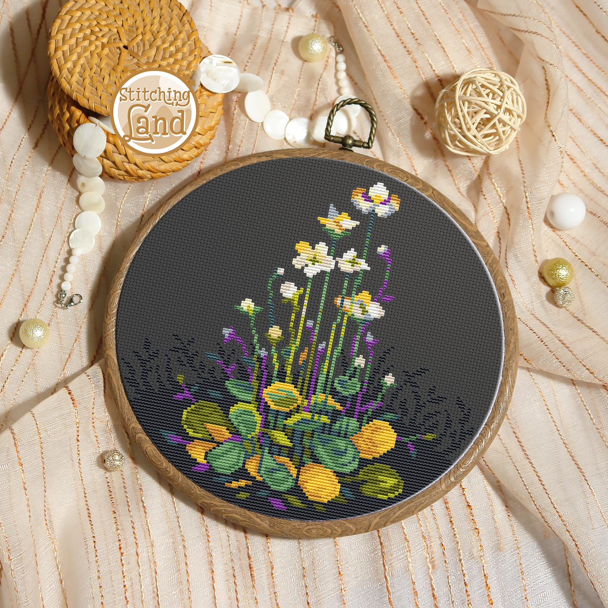 Wild Plants Cross Stitch Pattern