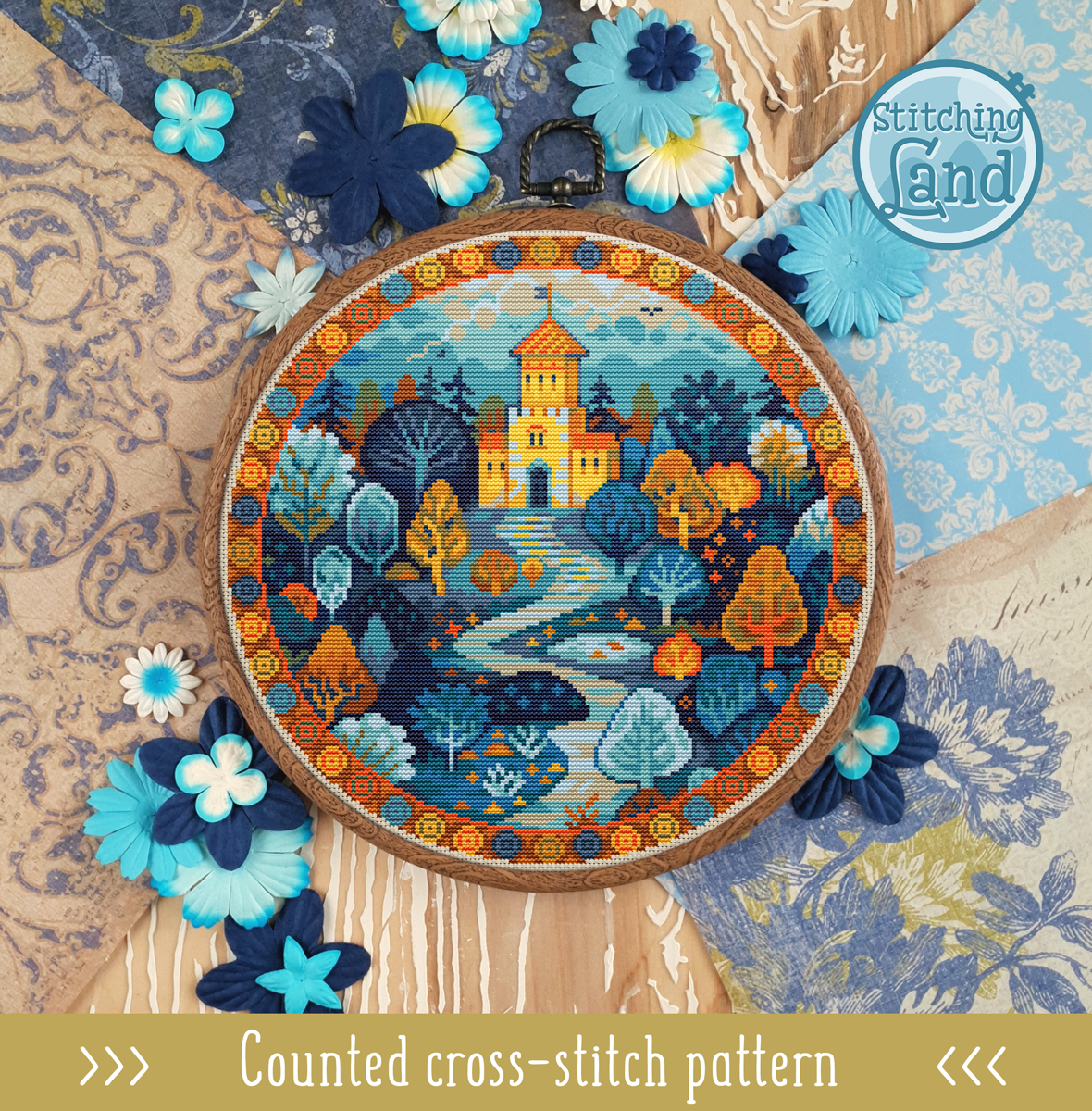 My Little Fortress Cross Stitch Pattern