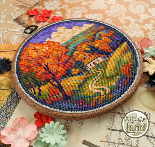Autumns Embrace Cross Stitch Pattern