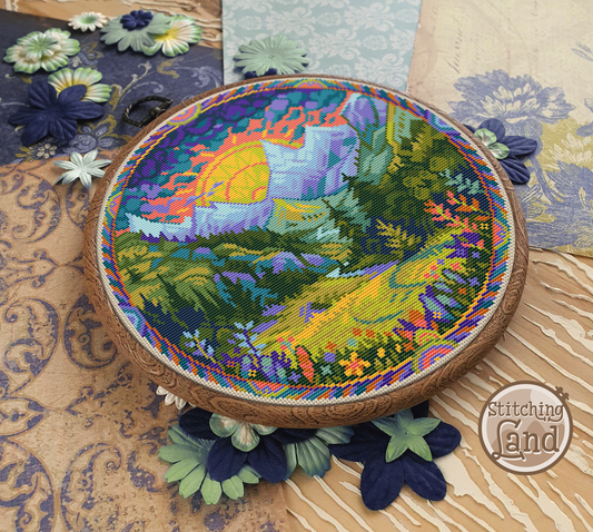 Blooming Valley Cross Stitch Pattern