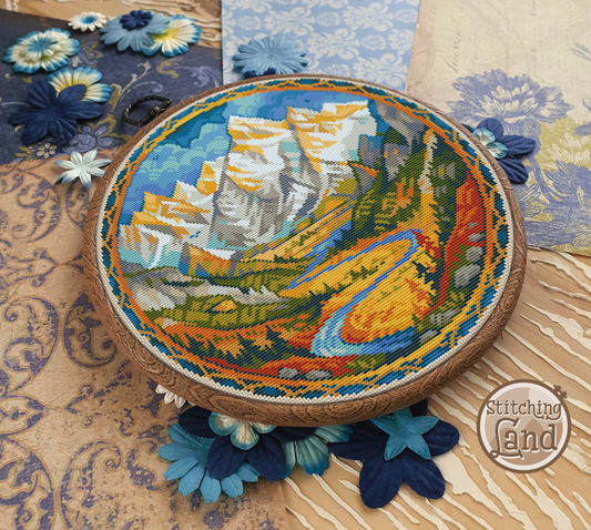 Mountain Valley Cross Stitch Pattern