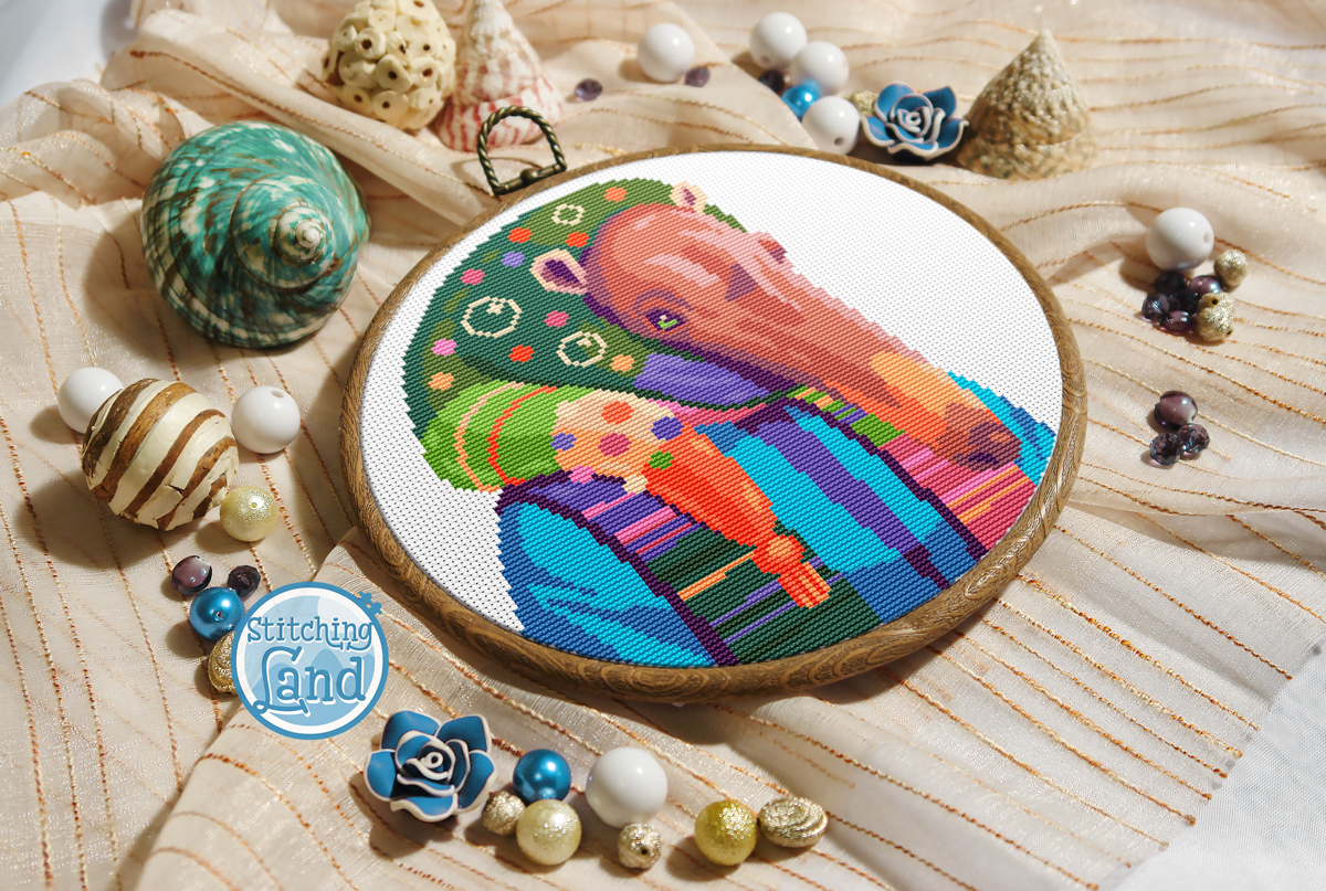 Mr. Anteater Cross Stitch Pattern