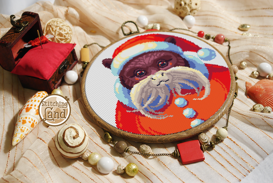 Mr. Tamarin Cross Stitch Pattern