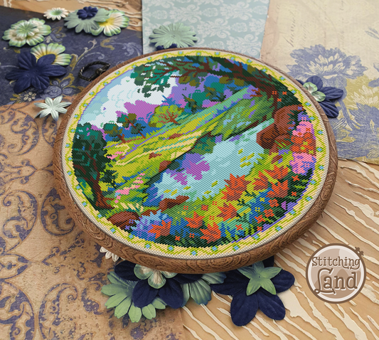 Picturesque Pond Cross Stitch Pattern