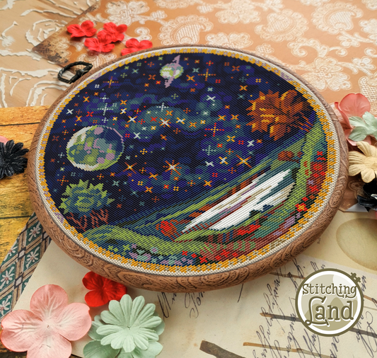 Star River Cross Stitch Pattern